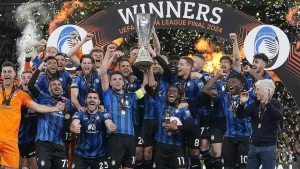 Nigerian attackers, Ademola Lookman netted a historic hat-trick to help Atalanta defeat Bayer Leverkusen 3-0 in the Europa League final in Dublin last night.