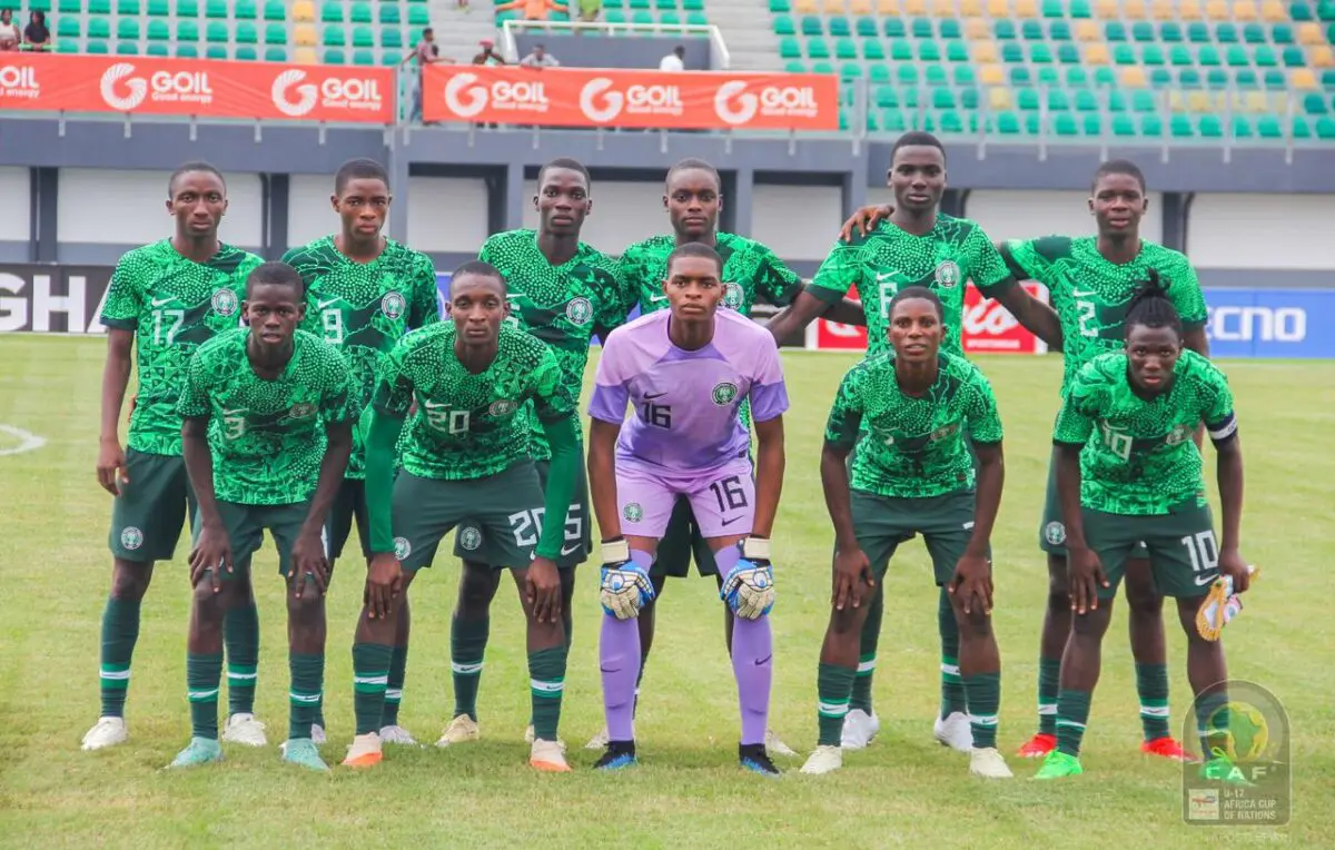 Nigerian Golden Eaglets earned a qualification spot for the 2025 Africa U17 Cup of Nations tourney after defeating Ghana’s Starlets by 3-2 in a hard-fought third place game yesterday, at the WAFU B U17 Championship.