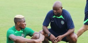 Victor Osimhen,against former Super Eagles coach, Finidi George, is not the immediate priority for the Nigeria Football Federation.