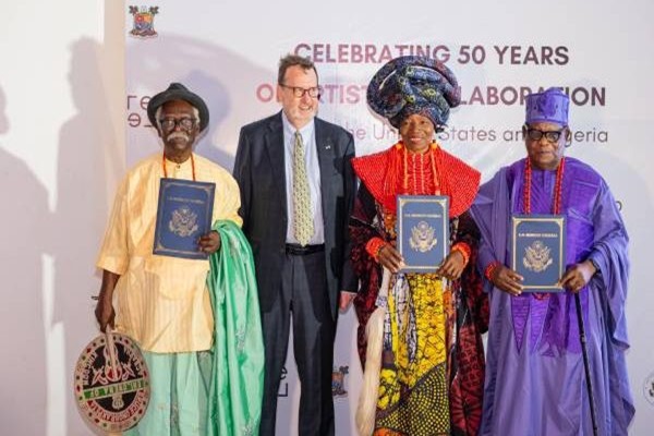 US honours three legendary Nigerian artists 