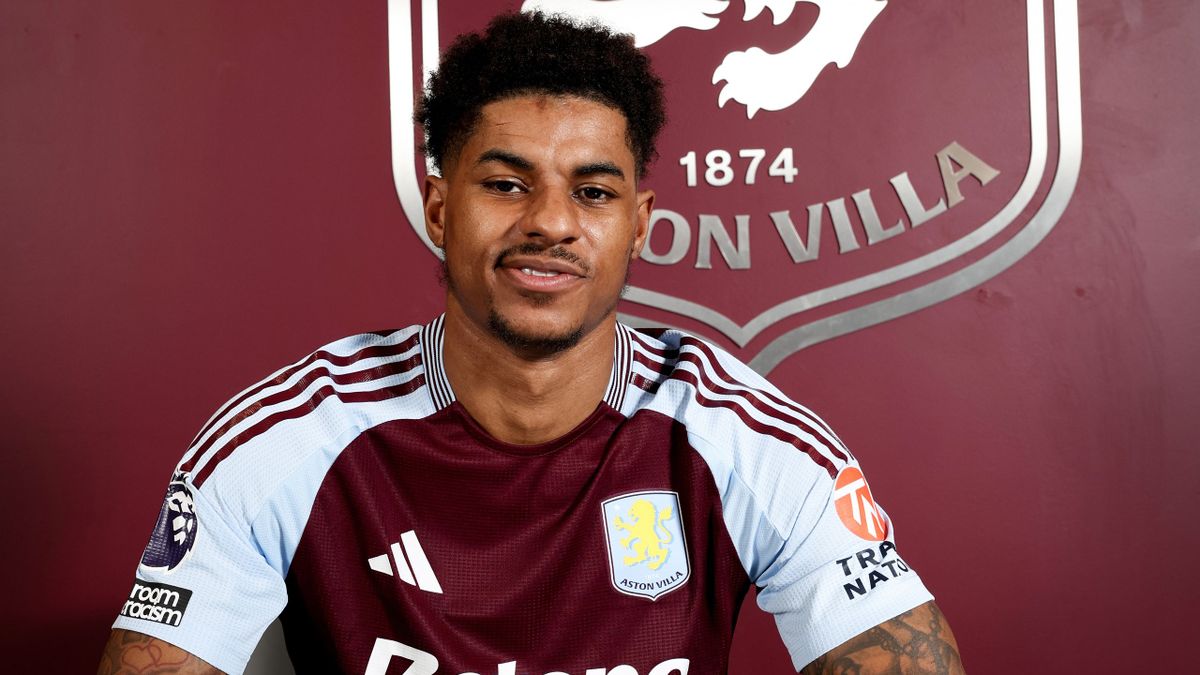 Marcus Rashford joins Aston Villa on loan from Manchester United.