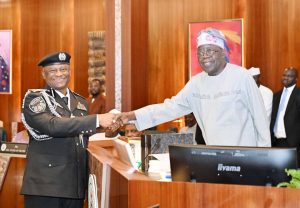 President Tinubu swears in Disu as substantive 23rd IGP