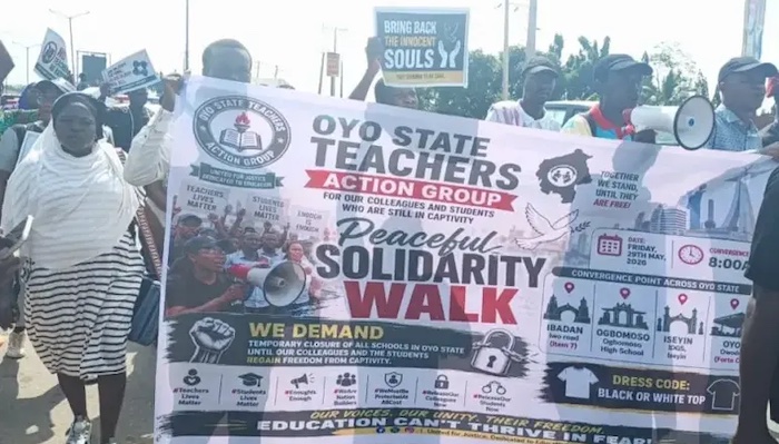 Oyo Teachers Begin Strike Over Abducted Colleagues, Pupils